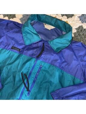 Vintage Columbia Colorblock Mens XL Sportswear Windbreaker Jacket Nylon Y2K